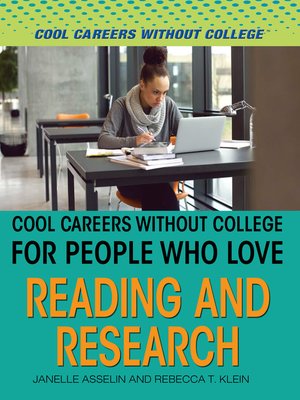 cover image of Cool Careers and Business Without College for People Who Love Reading and Research